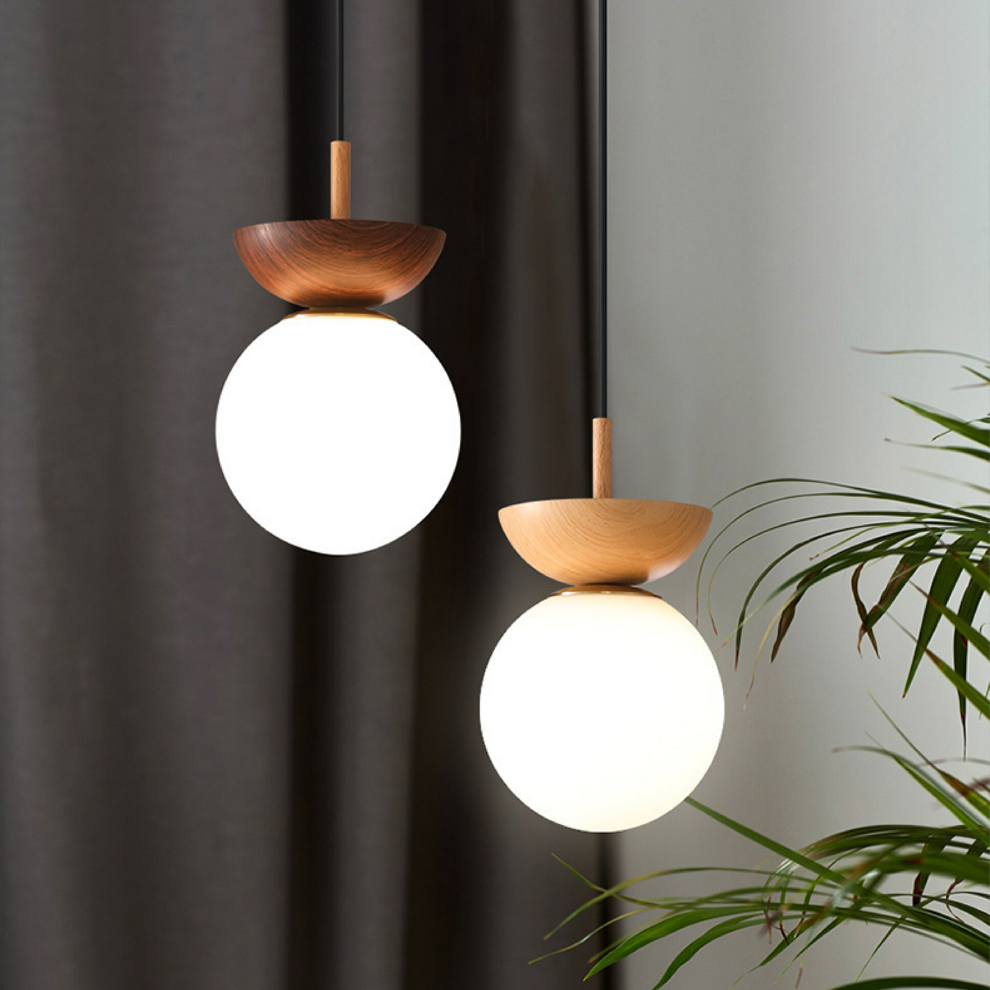 Japanese Nordic Pendant Lamp | Minimalist Design with Soft LED Lighting 1