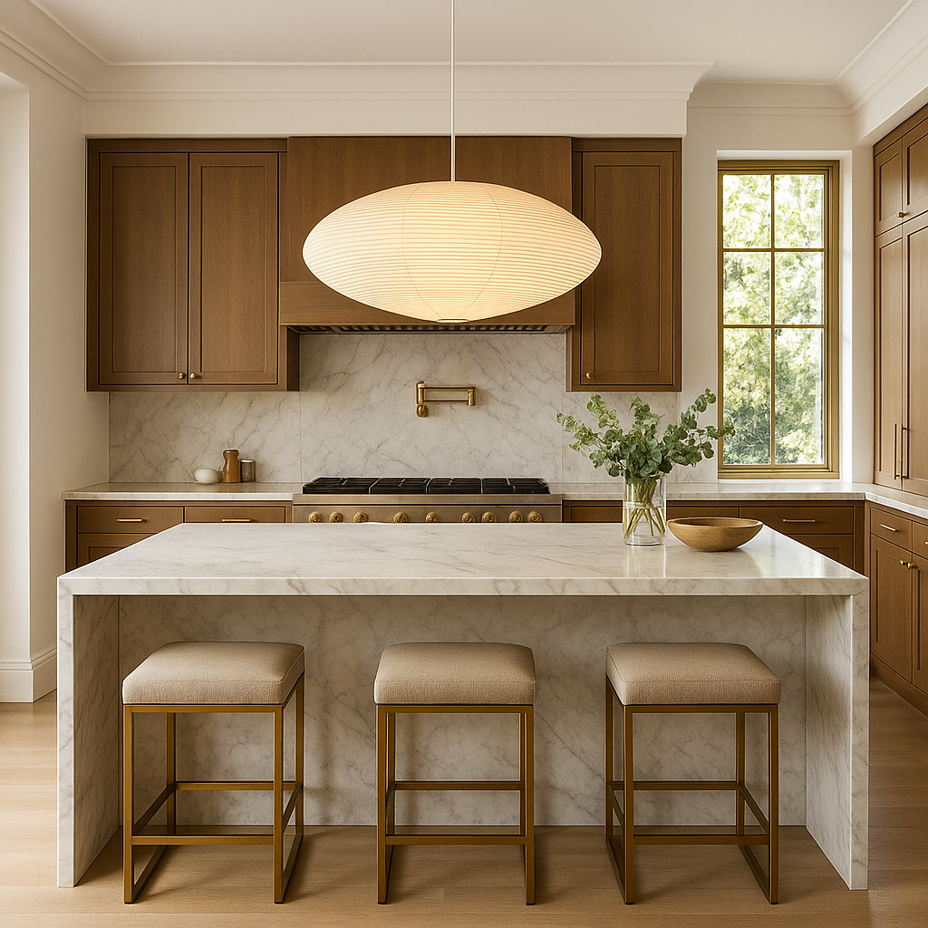 Japanese Paper Pendant Lamp | Minimalist Wabi-Sabi Design 4