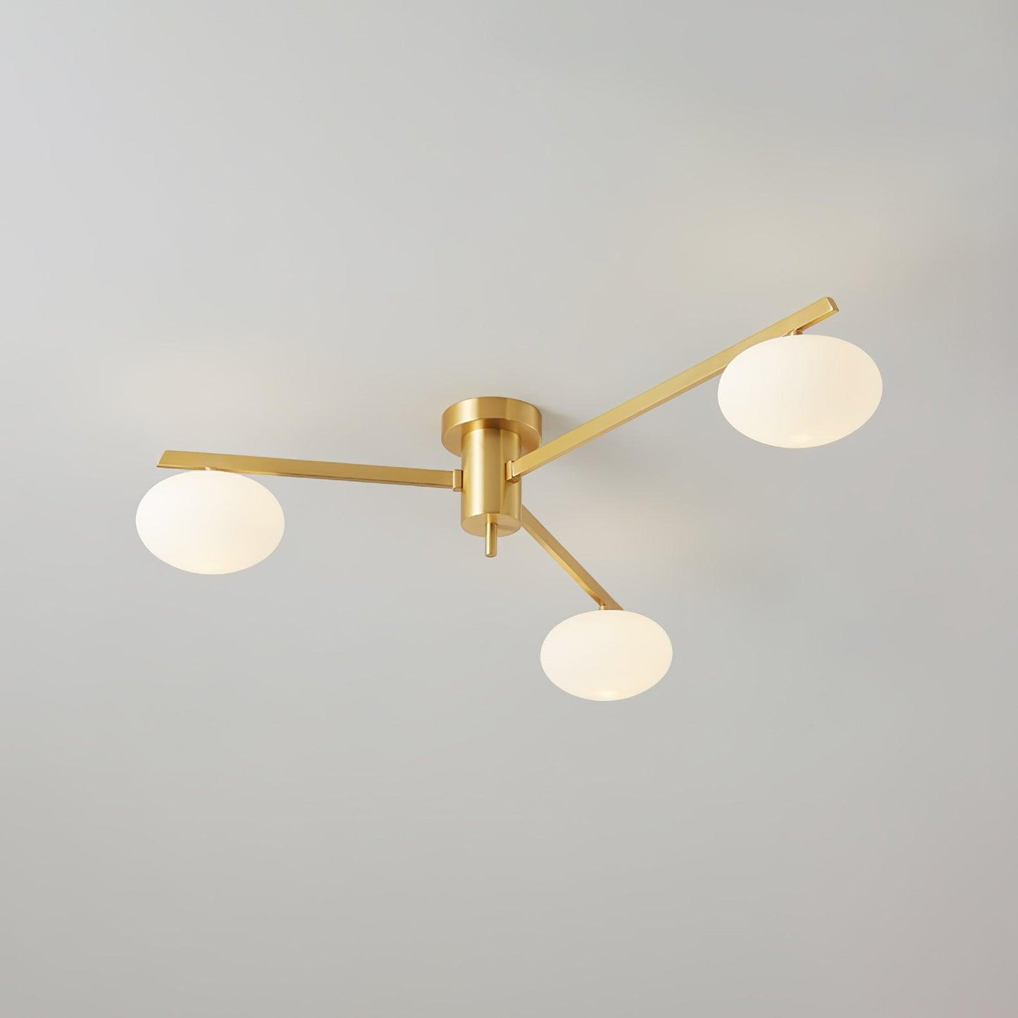 Flush Mount Ceiling Light | Modern Minimalist Design with LED Compatibility 1