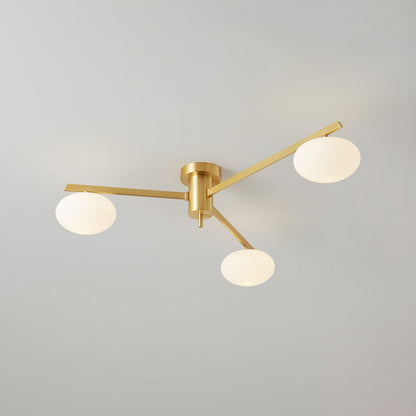 Flush Mount Ceiling Light | Modern Minimalist Design with LED Compatibility 1
