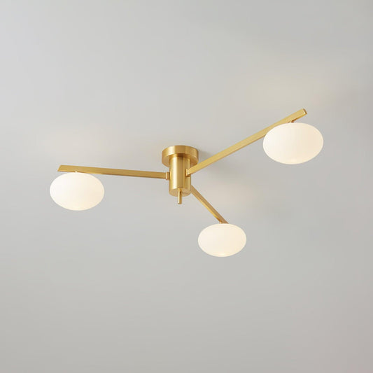 Flush Mount Ceiling Light | Modern Minimalist Design with LED Compatibility 1