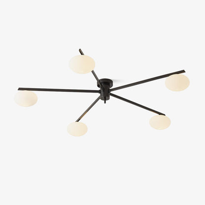 Flush Mount Ceiling Light | Modern Minimalist Design with LED Compatibility 2