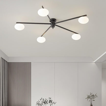 Flush Mount Ceiling Light | Modern Minimalist Design with LED Compatibility 3