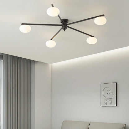Flush Mount Ceiling Light | Modern Minimalist Design with LED Compatibility 7