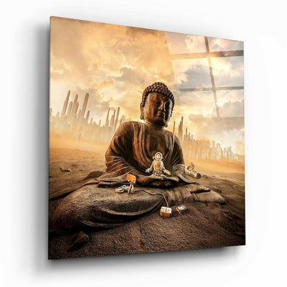 Buddha Glass Wall Art