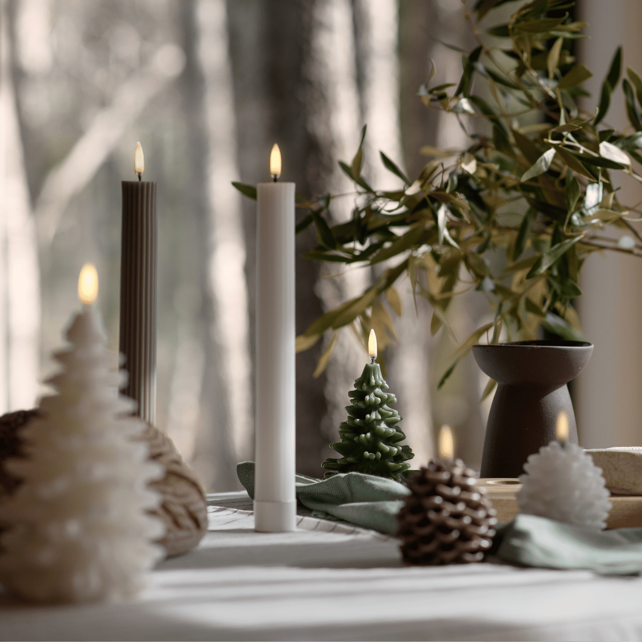 LED Candle Set | Scandinavian Design with Realistic 3D Flame 1