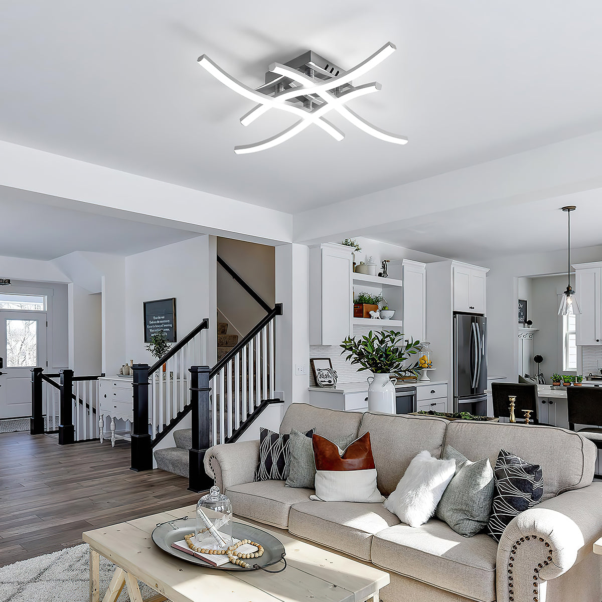 LED Ceiling Light | Modern Aluminum Flush Mount Fixture 2