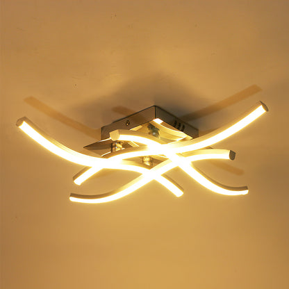 LED Ceiling Light | Modern Aluminum Flush Mount Fixture 8