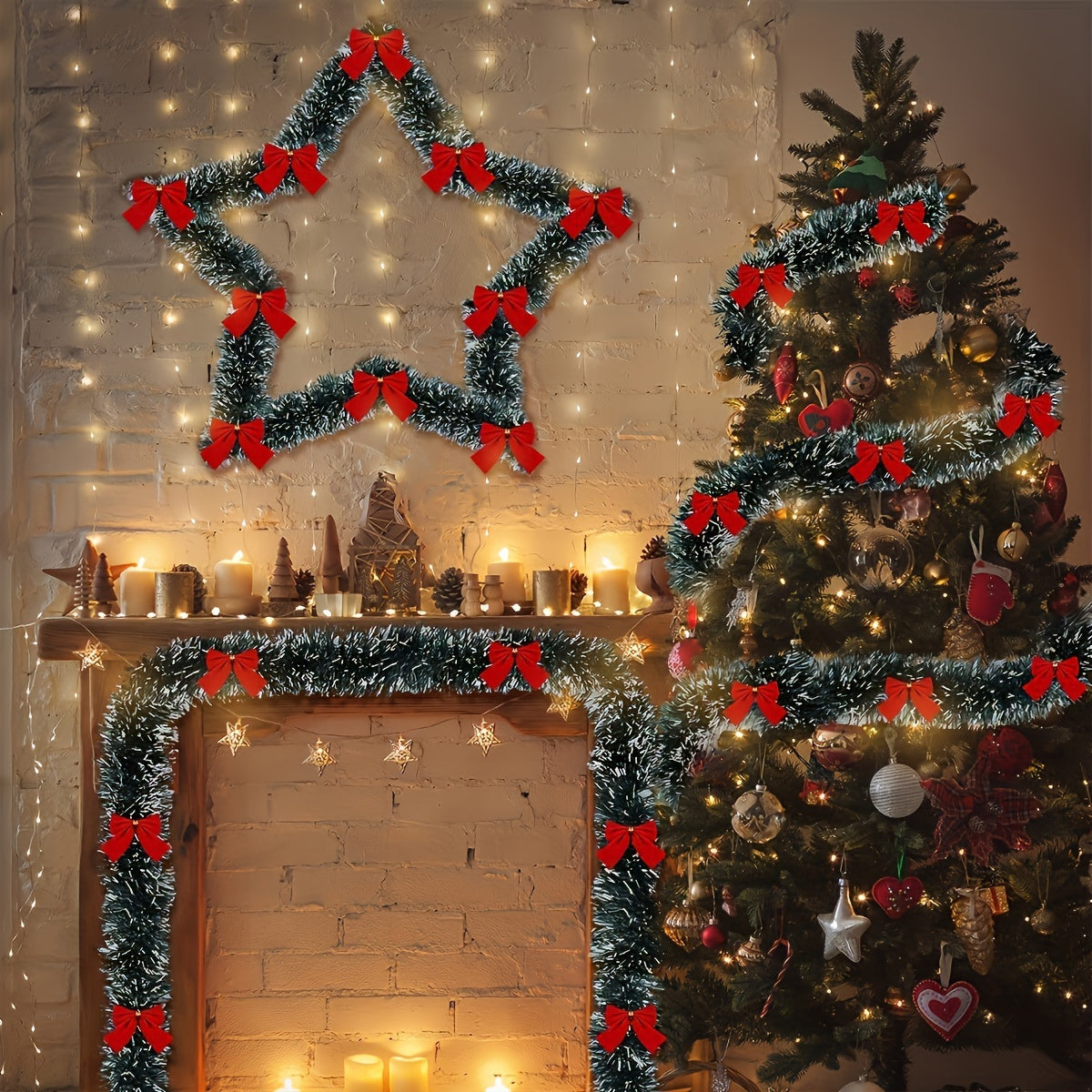LED Christmas String Lights | Battery-Powered 2 Set with 30 Lights Each 4