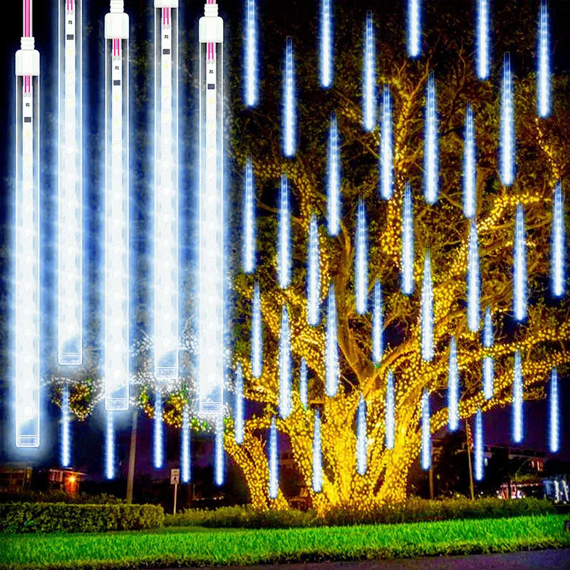 LED Water Drop Lights | Enchanting Outdoor Meteor Shower Effect 0