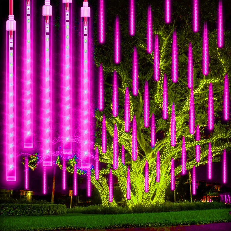 LED Water Drop Lights | Enchanting Outdoor Meteor Shower Effect 10
