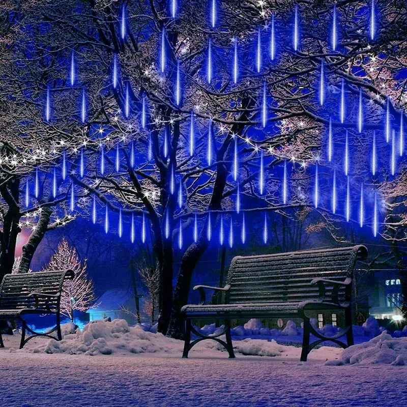 LED Water Drop Lights | Enchanting Outdoor Meteor Shower Effect 2