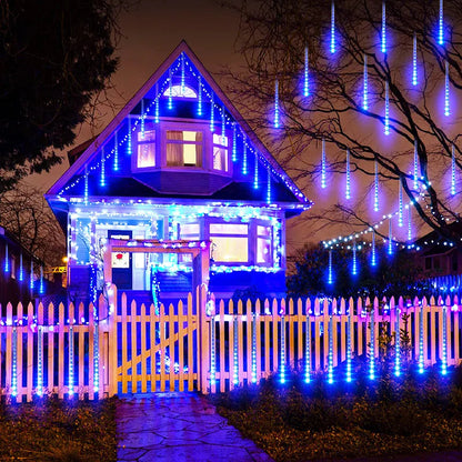 LED Water Drop Lights | Enchanting Outdoor Meteor Shower Effect 4