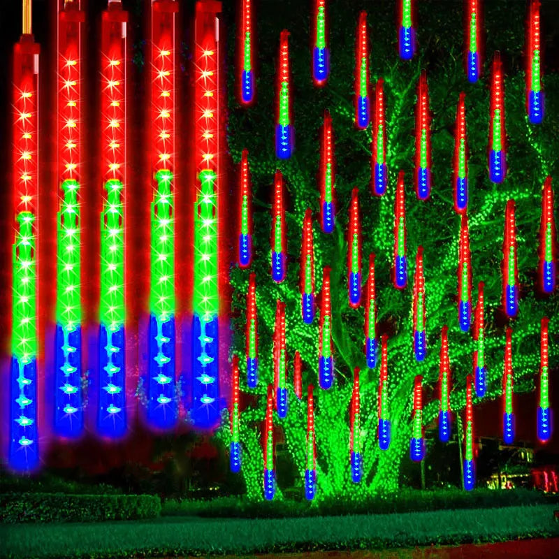 LED Water Drop Lights | Enchanting Outdoor Meteor Shower Effect 7