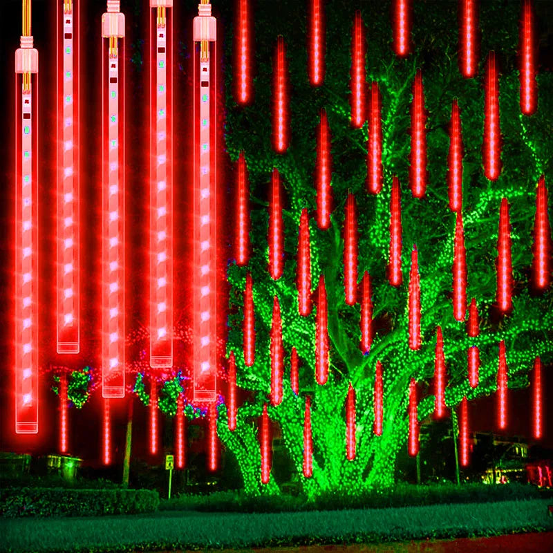 LED Water Drop Lights | Enchanting Outdoor Meteor Shower Effect 9