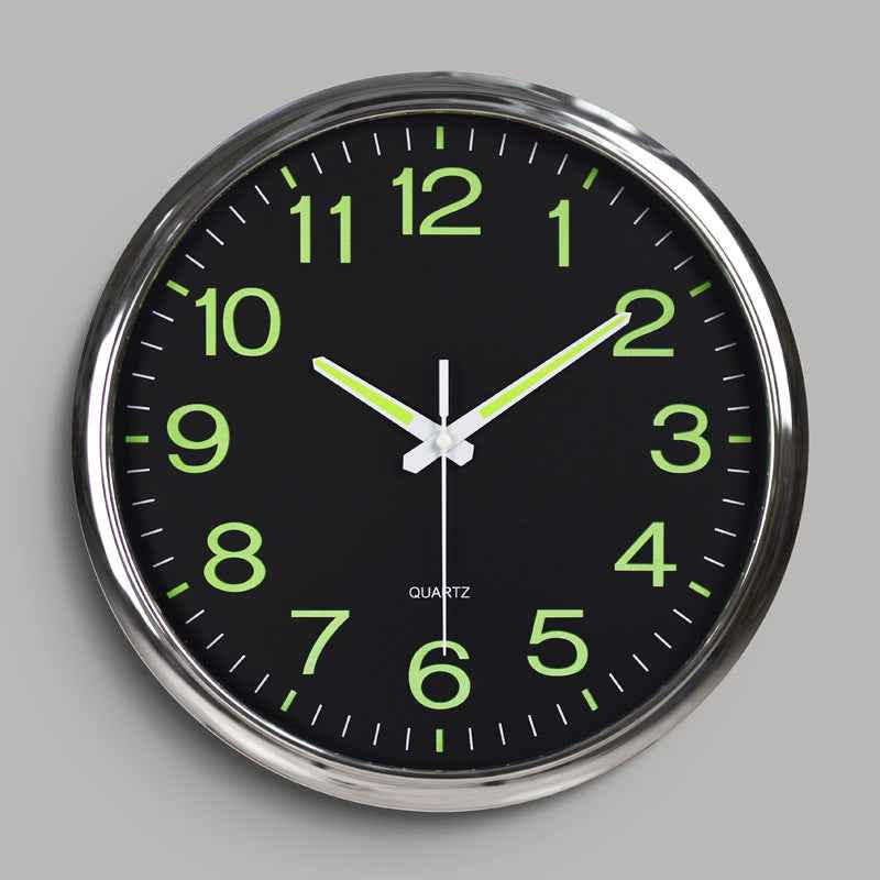 Large Modern Backlit Wall Clock | Silent Quartz with Elegant Design 0