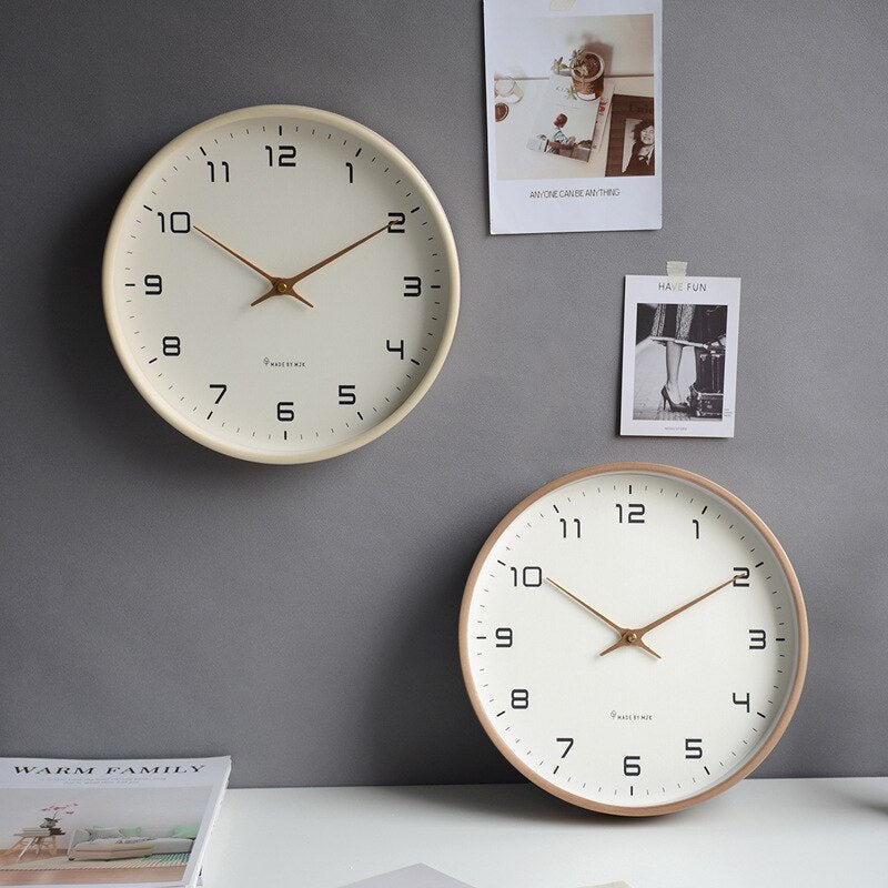Large Modern Wall Clock | Minimalist Wooden Design for Home Decor 1