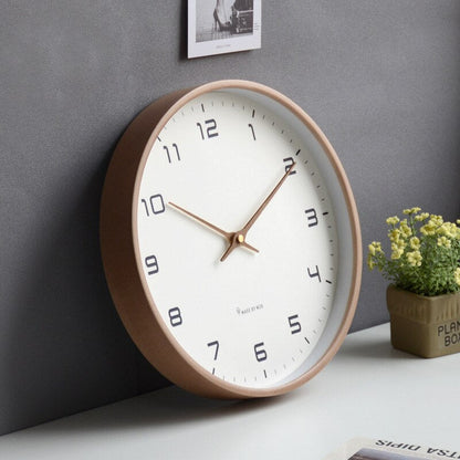 Large Modern Wall Clock | Minimalist Wooden Design for Home Decor 2