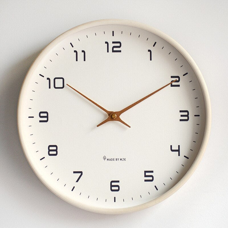 Large Modern Wall Clock | Minimalist Wooden Design for Home Decor 4