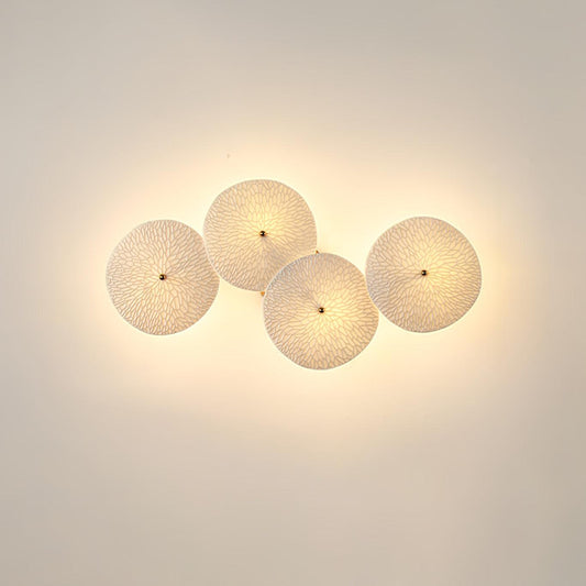 Lotus Petal Wall Sconce | Nature-Inspired Ceramic Design with Warm LED Light 1