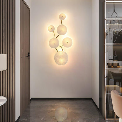 Lotus Petal Wall Sconce | Nature-Inspired Ceramic Design with Warm LED Light 3
