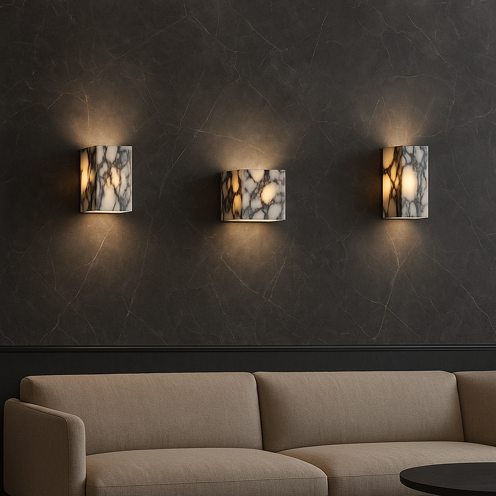 Marble Wall Lamp | Contemporary Cube Design for Elegant Interiors 3