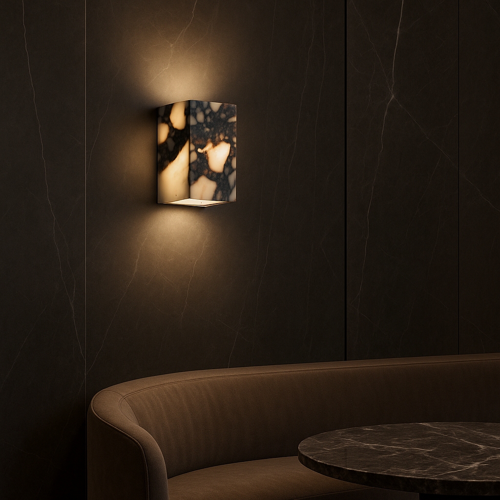Marble Wall Lamp | Contemporary Cube Design for Elegant Interiors 4