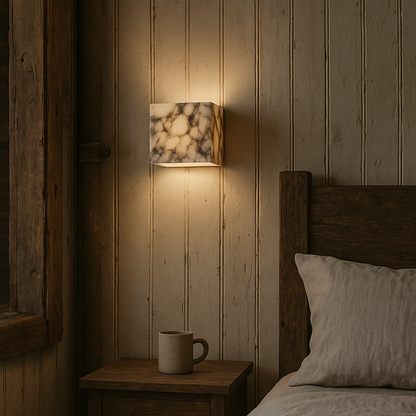 Marble Wall Lamp | Contemporary Cube Design for Elegant Interiors 5