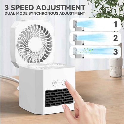 Mini Electric Heater | Portable Space Heater & Cooling Fan for All-Season Comfort 3