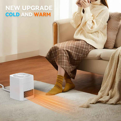 Mini Electric Heater | Portable Space Heater & Cooling Fan for All-Season Comfort 4