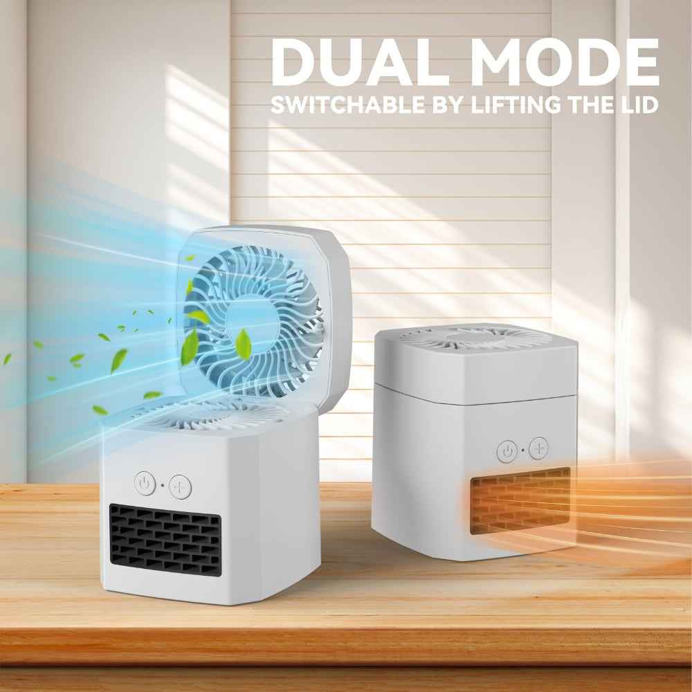 Mini Electric Heater | Portable Space Heater & Cooling Fan for All-Season Comfort 5