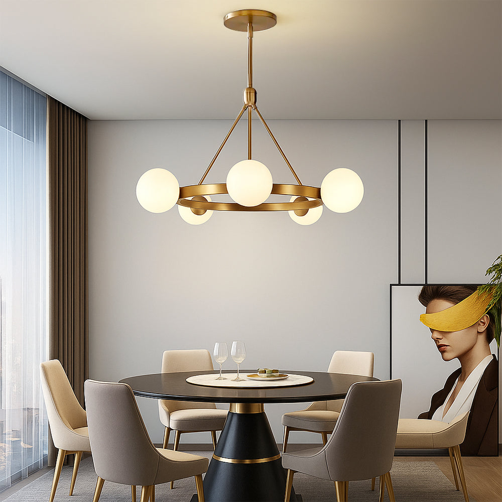 Minimalist Chandelier | Nordic 5-Head Design for Modern Interiors 1