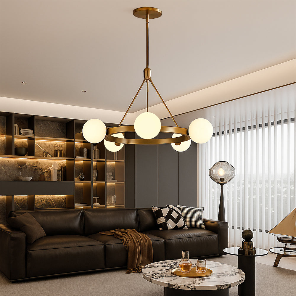 Minimalist Chandelier | Nordic 5-Head Design for Modern Interiors 3