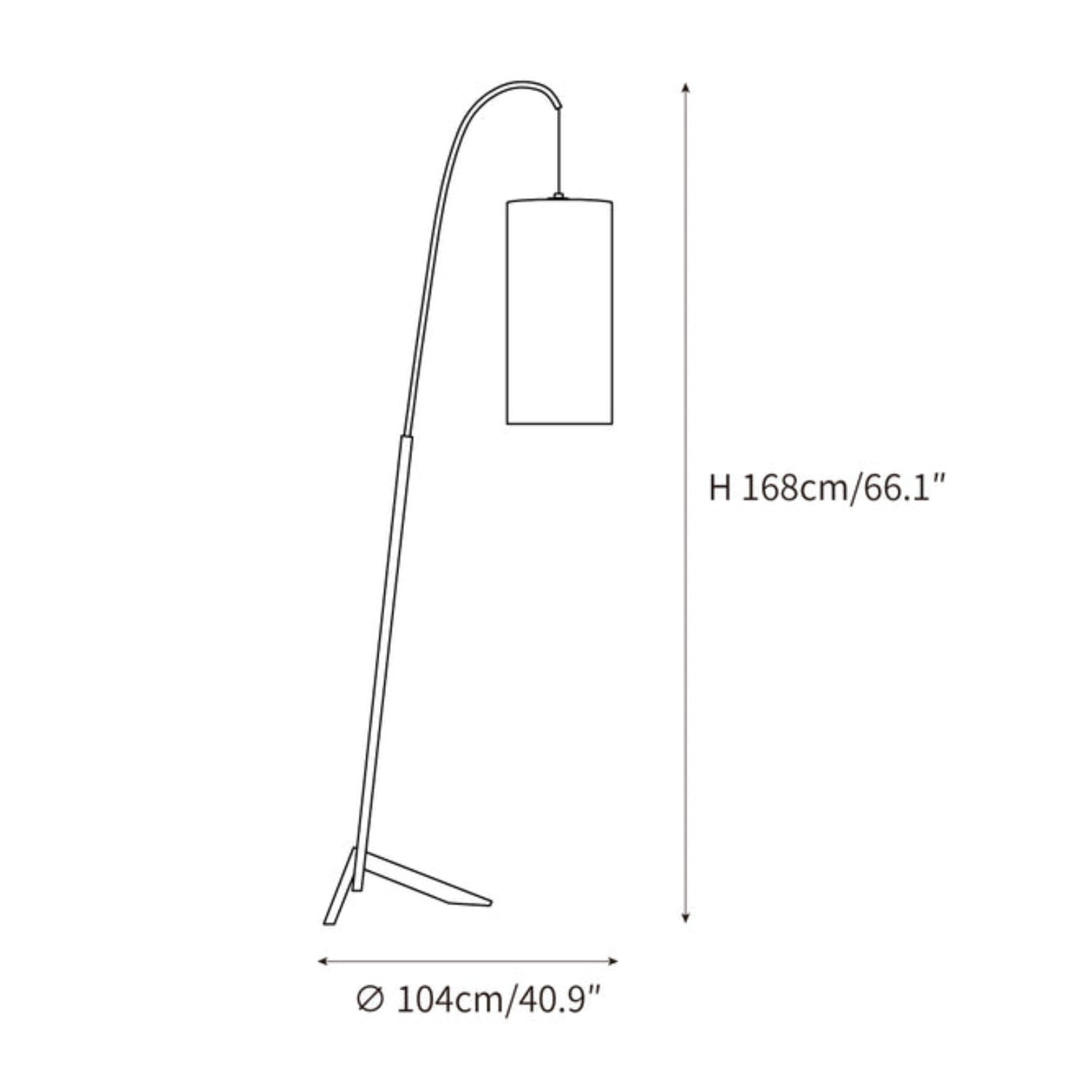 Minimalist Floor Lamp | Elegant Curved Design with Warm Light 2