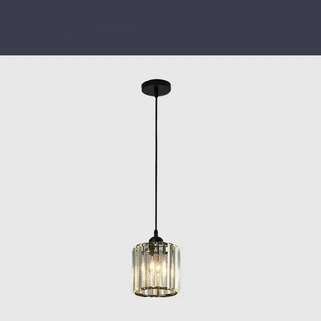 Minimalist Pendant Lamp | Elegant K9 Crystal Design for Stunning Illumination 0