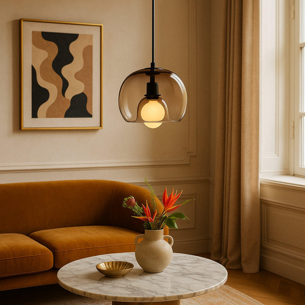 Minimalist Pendant Lamp | Retro Design for Cozy Interiors 0