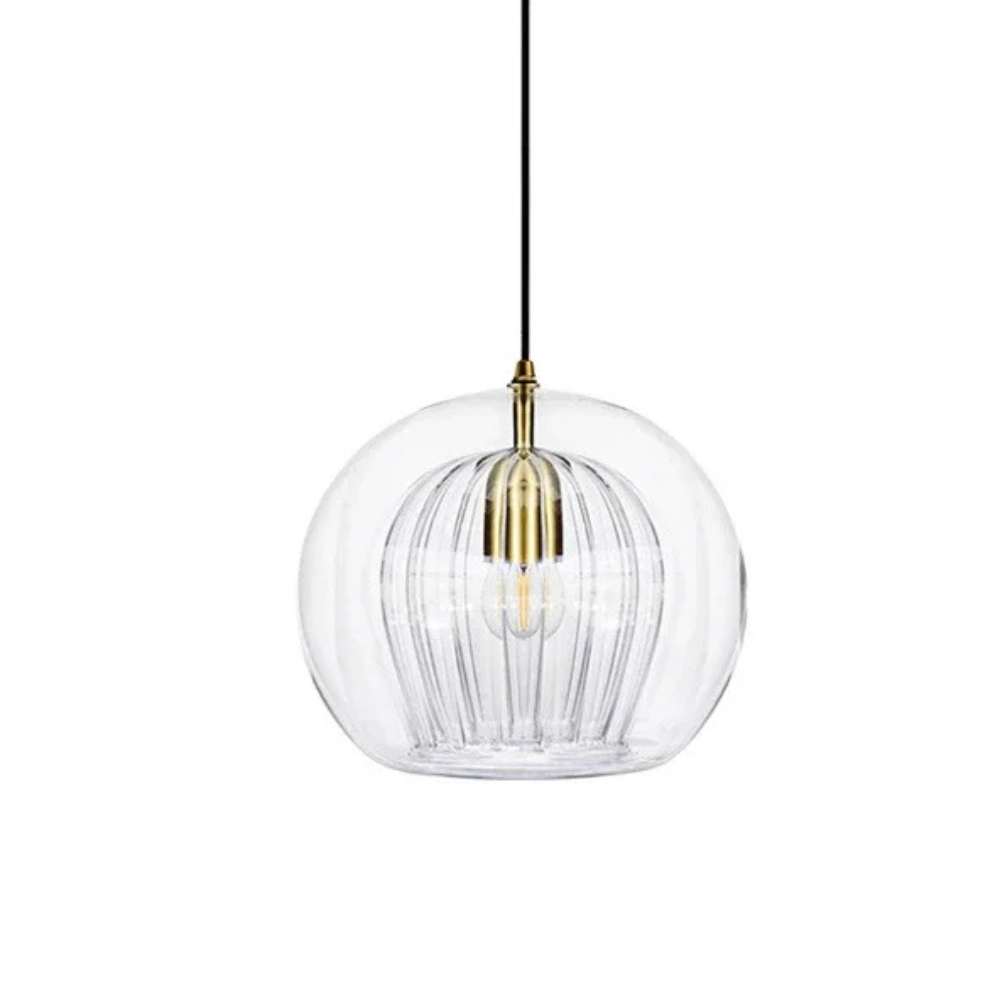 Minimalist Pendant Lamp | Sleek Glass Shade for Kitchen Lighting 0
