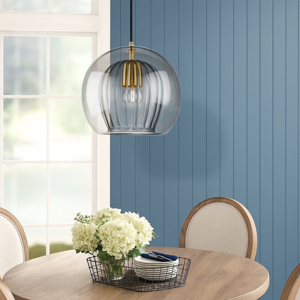 Minimalist Pendant Lamp | Sleek Glass Shade for Kitchen Lighting 2