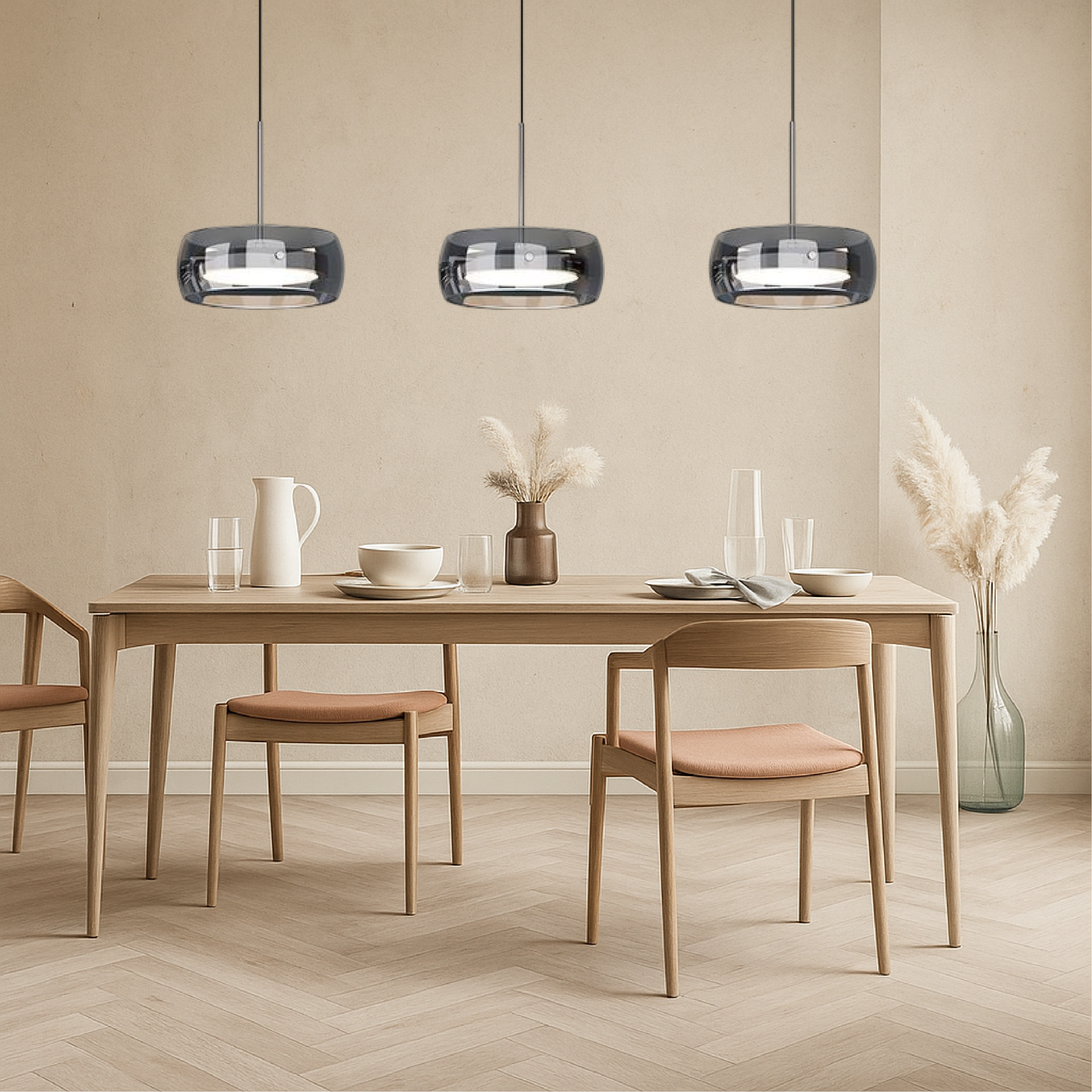 Minimalist Pendant Light | Elegant Iron and Glass Design for Kitchen and Modern Spaces 4