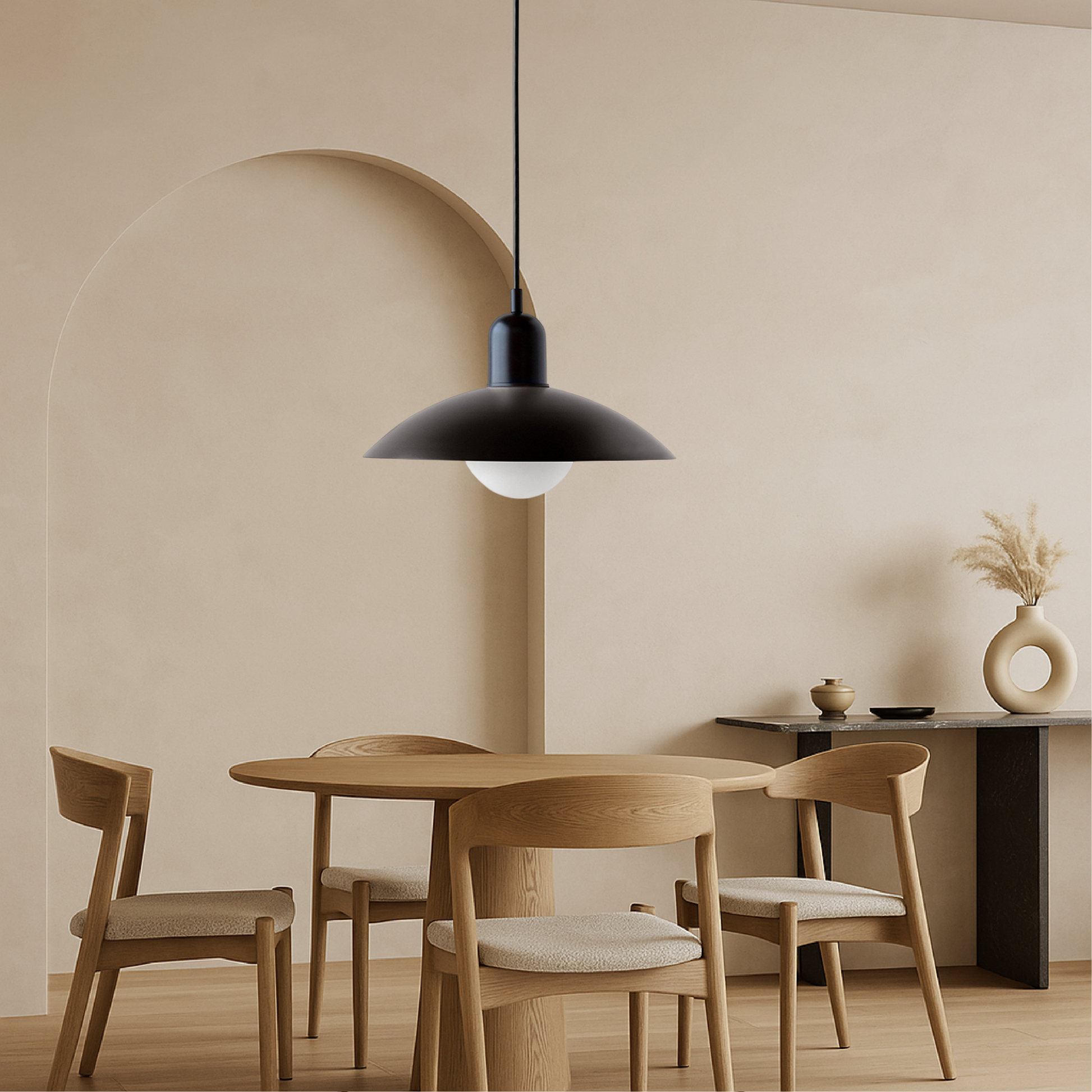 Minimalist Round Pendant Lamp | Soft Glow for Modern Spaces 2