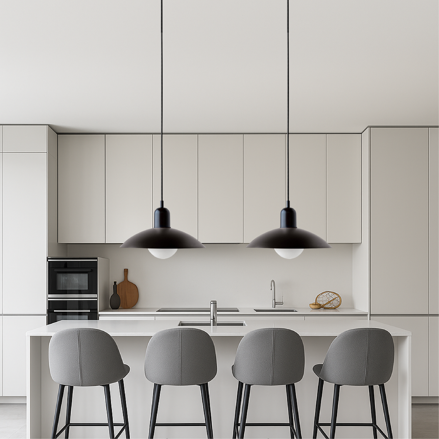 Minimalist Round Pendant Lamp | Soft Glow for Modern Spaces 4