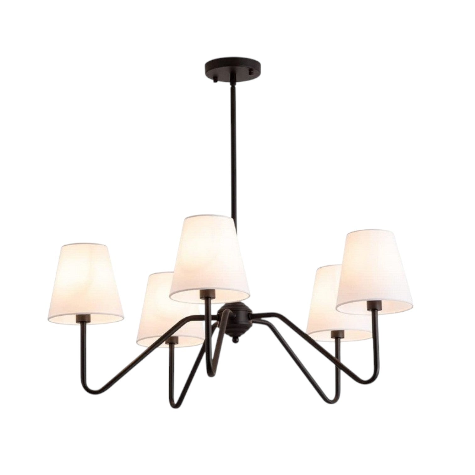 Minimalist Silk Chandelier | Elegant Design for Modern Interiors 4
