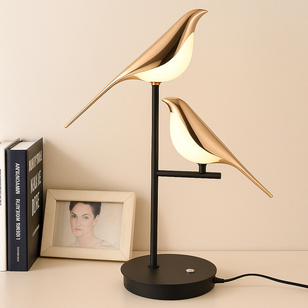 Minimalist Table Lamp | Contemporary Design with Warm LED Light 0