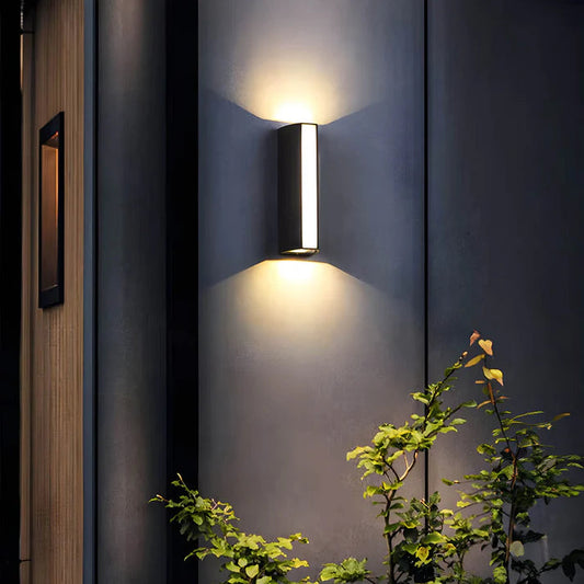 Modern 2-Way Outdoor Wall Lamp | Sleek Aluminum Design 0