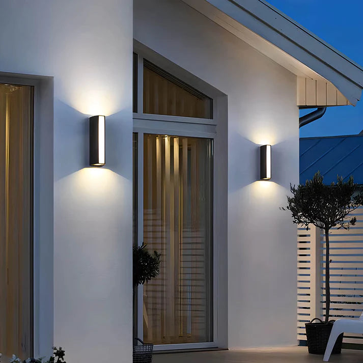 Modern 2-Way Outdoor Wall Lamp | Sleek Aluminum Design 6