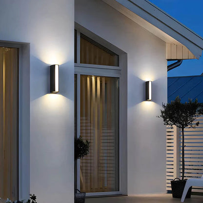 Modern 2-Way Outdoor Wall Lamp | Sleek Aluminum Design 6