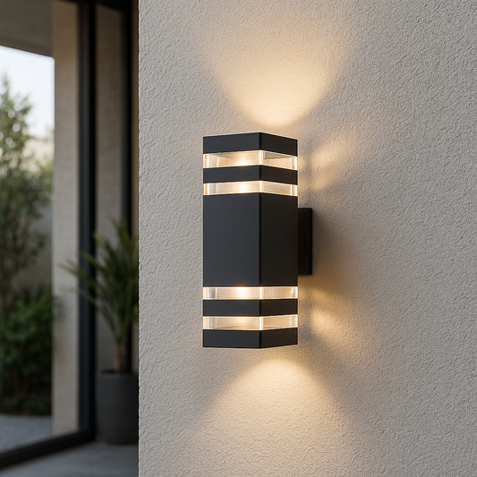 Modern 2-Way Outdoor Wall Lamp | Sleek Minimalist Design 0