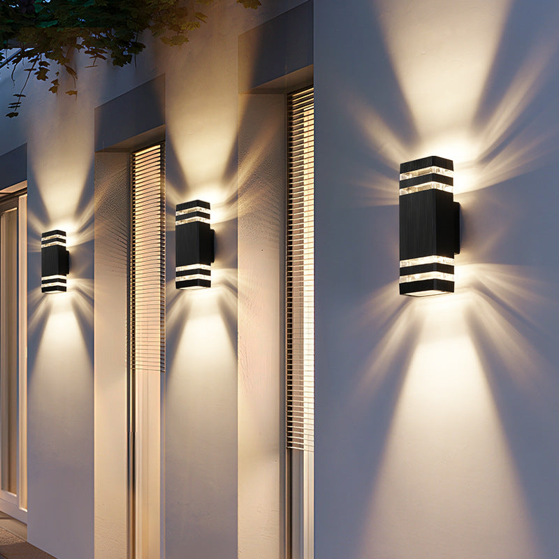 Modern 2-Way Outdoor Wall Lamp | Sleek Minimalist Design 2