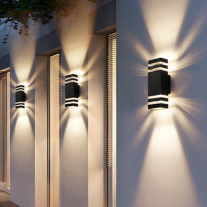 Modern 2-Way Outdoor Wall Lamp | Sleek Minimalist Design 2