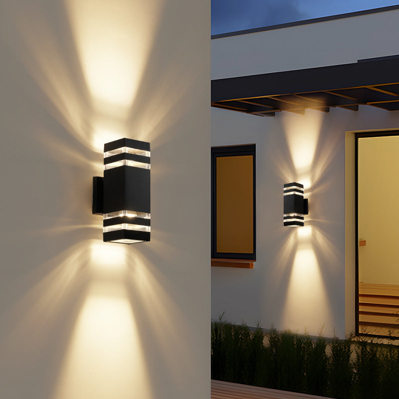 Modern 2-Way Outdoor Wall Lamp | Sleek Minimalist Design 3